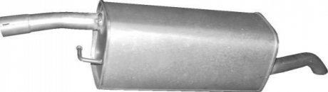 Глушник (задня частина) алюмінієва сталь 08668