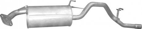 Глушитель (задняя часть) алюминизированная сталь POLMOSTROW 0908 (фото 1)