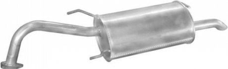 Глушитель (задняя часть) алюминизированная сталь POLMOSTROW 1002 (фото 1)