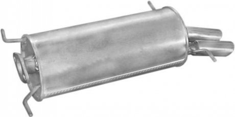 Глушитель (задняя часть) алюминизированная сталь POLMOSTROW 1297 (фото 1)