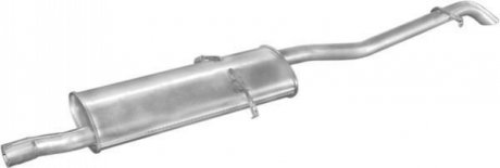 Глушитель (задняя часть) алюминизированная сталь POLMOSTROW 13181 (фото 1)