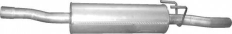 Глушитель алюм. сталь, средн. часть Mercedes Sprinter 209/211/213/215/309/311/31 POLMOSTROW 13194 (фото 1)