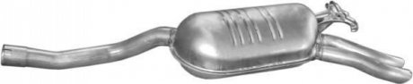 Глушитель (задняя часть) алюминизированная сталь POLMOSTROW 1338 (фото 1)