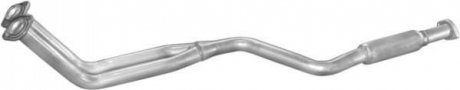 Глушитель, алюм. сталь, передн. часть Mercedes W124 85-89 200/200T (13.72) Polmostrow
