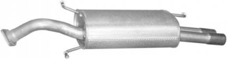 Глушитель (задняя часть) алюминизированная сталь 14143