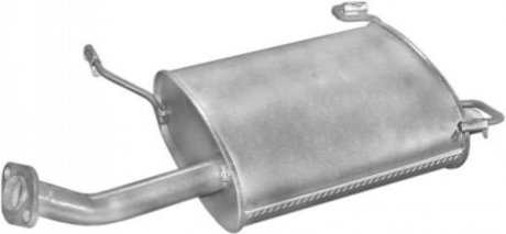 Глушитель (задняя часть) алюминизированная сталь POLMOSTROW 15235 (фото 1)