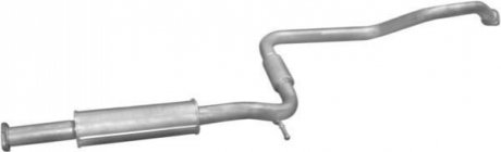 Глушитель алюм. сталь, средн. часть Nissan Primera 2.0i -16V 96-02 (15.400) Polm POLMOSTROW 15400 (фото 1)