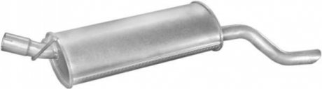 Глушник (задня частина) алюмінієва сталь 17182