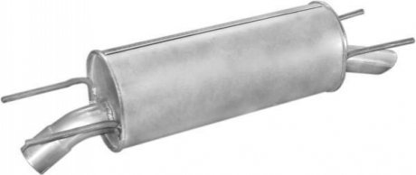 Глушитель (задняя часть) алюминизированная сталь POLMOSTROW 17239 (фото 1)