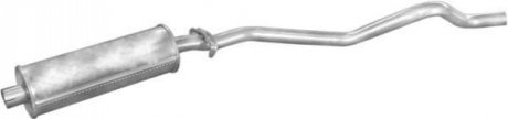 Глушитель, алюм. сталь, середн. часть Opel Kadett 84-91 1.2S/1.3N/1.3S/1.4/1.6 k 1725