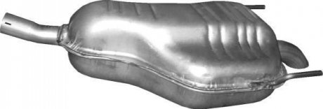 Глушитель (задняя часть) алюминизированная сталь 17307