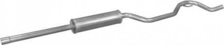 Глушитель алюм. сталь, средн. часть Opel Vectra C 2.2i -16V 02-04 (17.321) Polmo 17321