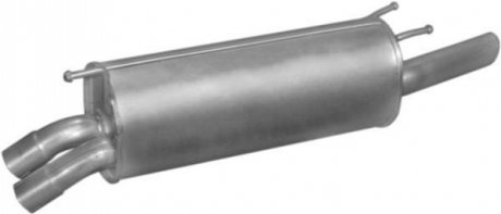 Глушитель (задняя часть) алюминизированная сталь POLMOSTROW 17324 (фото 1)