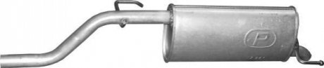 Глушитель (задняя часть) алюминизированная сталь POLMOSTROW 17341 (фото 1)