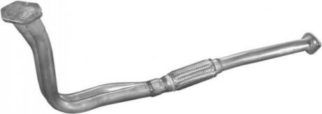 Глушитель (передняя часть) алюминизированная сталь POLMOSTROW 17522 (фото 1)