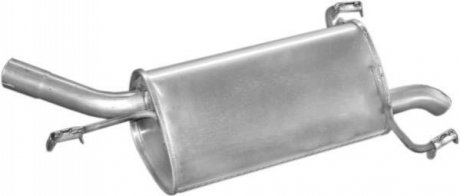 Глушитель (задняя часть) алюминизированная сталь POLMOSTROW 17.531 (фото 1)