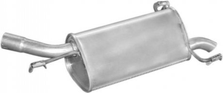 Глушник (задня частина) алюмінієва сталь POLMOSTROW 17543 (фото 1)
