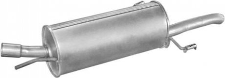 Глушник (задня частина) алюмінієва сталь POLMOSTROW 17582 (фото 1)