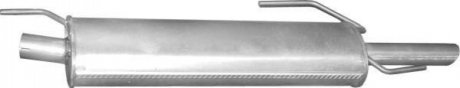 Глушитель (задняя часть) алюминизированная сталь POLMOSTROW 1758 (фото 1)