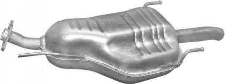 Глушитель (задняя часть) алюминизированная сталь POLMOSTROW 17.610 (фото 1)