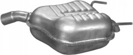 Глушник (задня частина) алюмінієва сталь POLMOSTROW 17618 (фото 1)