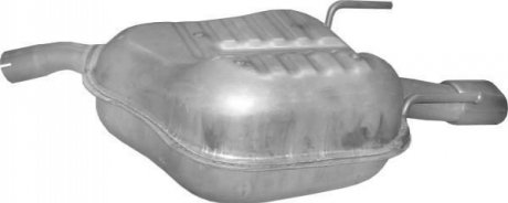 Глушитель (задняя часть) алюминизированная сталь POLMOSTROW 17626 (фото 1)