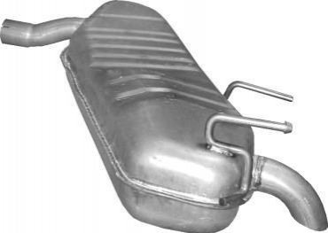 Глушитель (задняя часть) алюминизированная сталь POLMOSTROW 1770 (фото 1)