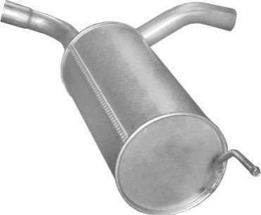 Глушитель (задняя часть) алюминизированная сталь POLMOSTROW 19.106 (фото 1)