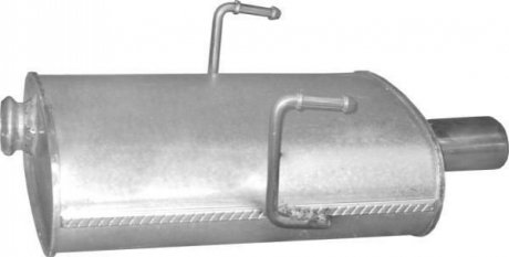 Глушитель (задняя часть) алюминизированная сталь POLMOSTROW 19.212 (фото 1)