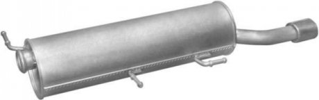 Глушитель (задняя часть) алюминизированная сталь POLMOSTROW 19366 (фото 1)