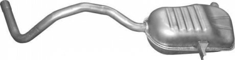 Глушитель (задняя часть) алюминизированная сталь POLMOSTROW 2150 (фото 1)