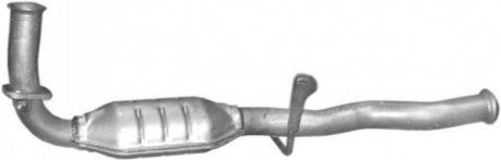 Труба приймальна з резонатором/зам. кат. Renault Megane I = 099-160 POLMOSTROW 21515 (фото 1)