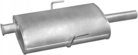 Глушитель алюм. сталь, средн. часть Renault Espace III 1.9 dTi 2.2 dT (21.563) P POLMOSTROW 21563 (фото 1)