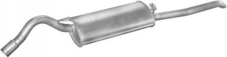 Глушник (задня частина) алюмінієва сталь POLMOSTROW 2429 (фото 1)