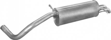 Глушитель (задняя часть) алюминизированная сталь POLMOSTROW 2445 (фото 1)