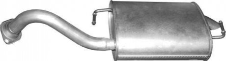Глушник (задня частина) алюмінієва сталь 26.01