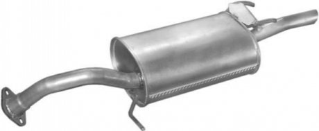 Глушник (задня частина) алюмінієва сталь 26113