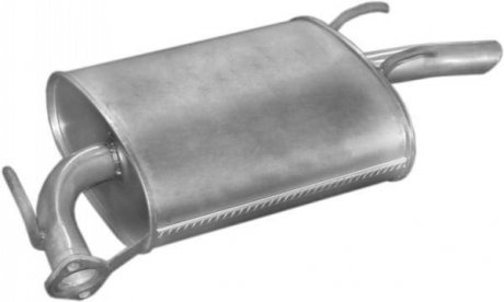 Глушитель (задняя часть) алюминизированная сталь POLMOSTROW 26114 (фото 1)