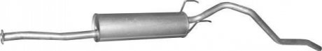 Глушитель (задняя часть) алюминизированная сталь POLMOSTROW 26206 (фото 1)