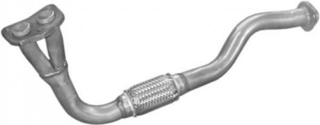 Глушник (передня частина) алюмінієва сталь POLMOSTROW 26309 (фото 1)