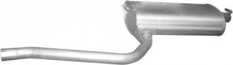 Глушник (задня частина) алюмінієва сталь POLMOSTROW 26323 (фото 1)
