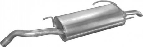 Глушник (середня частина) алюмінієва сталь 2656