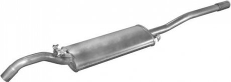 Глушник (задня частина) алюмінієва сталь 3045