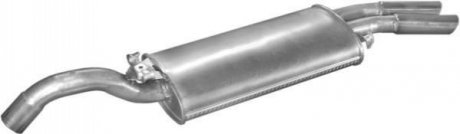 Глушитель (задняя часть) алюминизированная сталь POLMOSTROW 3076 (фото 1)