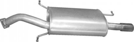 Глушитель (задняя часть) алюминизированная сталь POLMOSTROW 3197 (фото 1)