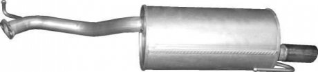 Глушитель (задняя часть) алюминизированная сталь POLMOSTROW 4625 (фото 1)