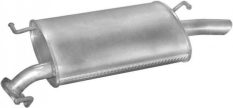 Глушник (задня частина) алюмінієва сталь 4704