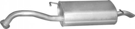 Глушитель (задняя часть) алюминизированная сталь POLMOSTROW 4729 (фото 1)