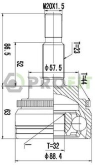 ШРУС 2710-1671