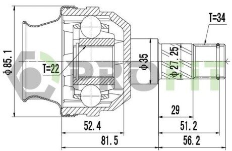 ШРУС 2810-2030